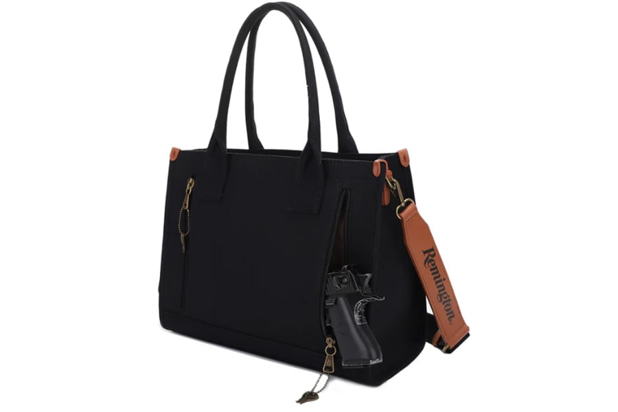 Remington Clothing Remington Huntsville Concealed Carry Canvas Lock and Key Book Tote